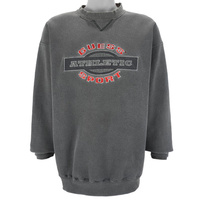 Guess - Athletic Sport Embroidered Crew Neck Sweatshirt 1990s Large