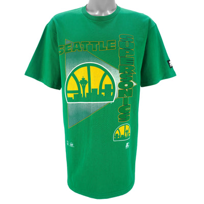 Starter - NBA Seattle Supersonics Single Stitch T-Shirt 1990s Large