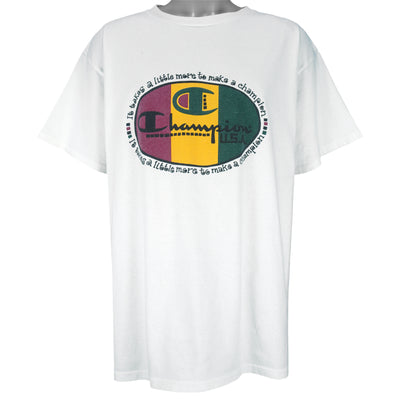 Champion - USA Spell-Out T-Shirt 1990s XX-Large
