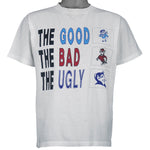 NCAA (Belton) - The Good, The Bad, The Ugly College Rivalry T-Shirt 1990s Medium