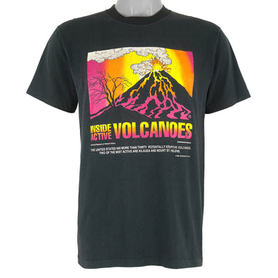 Vintage - Kilauea and Mount St. Helens Volcanoes National Park T-Shirt 1989 Medium