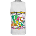 Budweiser - Bud Light Spuds Mackenzie Original Party Animal Sleeveless Shirt 1987 Small