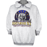 Vintage - Alaska Iditarod XX The Last Great Race 1/4 Zip-Up Sweatshirt 1991 X-Large