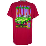 Vintage - Muscle Bound Classic Car T-Shirt 1990s Large