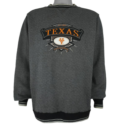 NCAA - Texas Longhorns Embroidered Crew Neck Sweatshirt 1990s Large