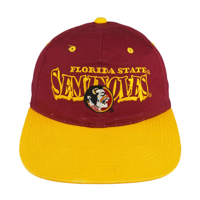 NCAA (Signatures) - Florida State Seminoles Embroidered Snapback Hat 1990s OSFA