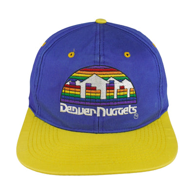 NBA (Drew Pearson) - Denver Nuggets Embroidered Snapback Hat 1990s