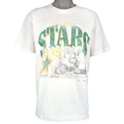NHL (Try) - Dallas Stars Hockey Single Stitch T-Shirt 1990s Large