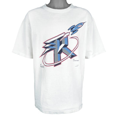 NBA (Logo Athletic) - Houston Rockets Single Stitch T-Shirt 1995 Large