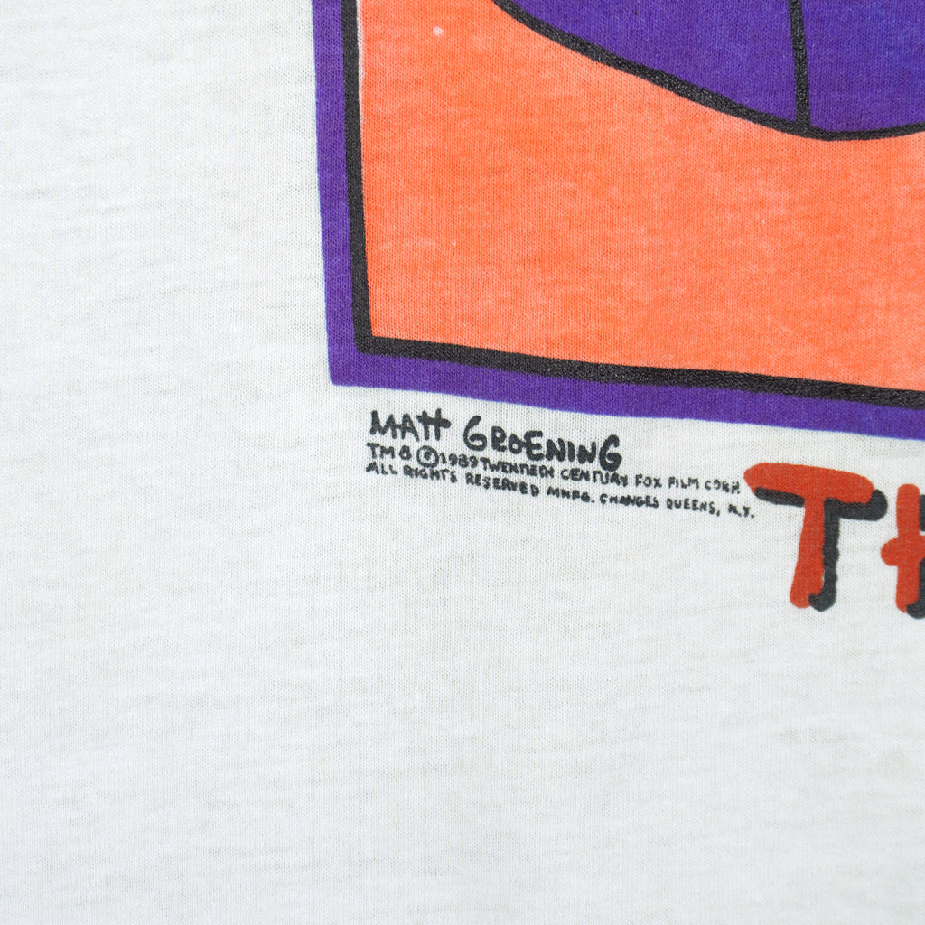 Vintage - The Simpsons Family Bonding T-Shirt 1989 Large Vintage Retro