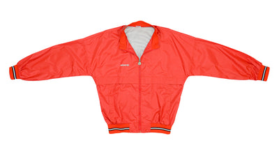 Adidas - Red Bomber Jacket 1990s Medium