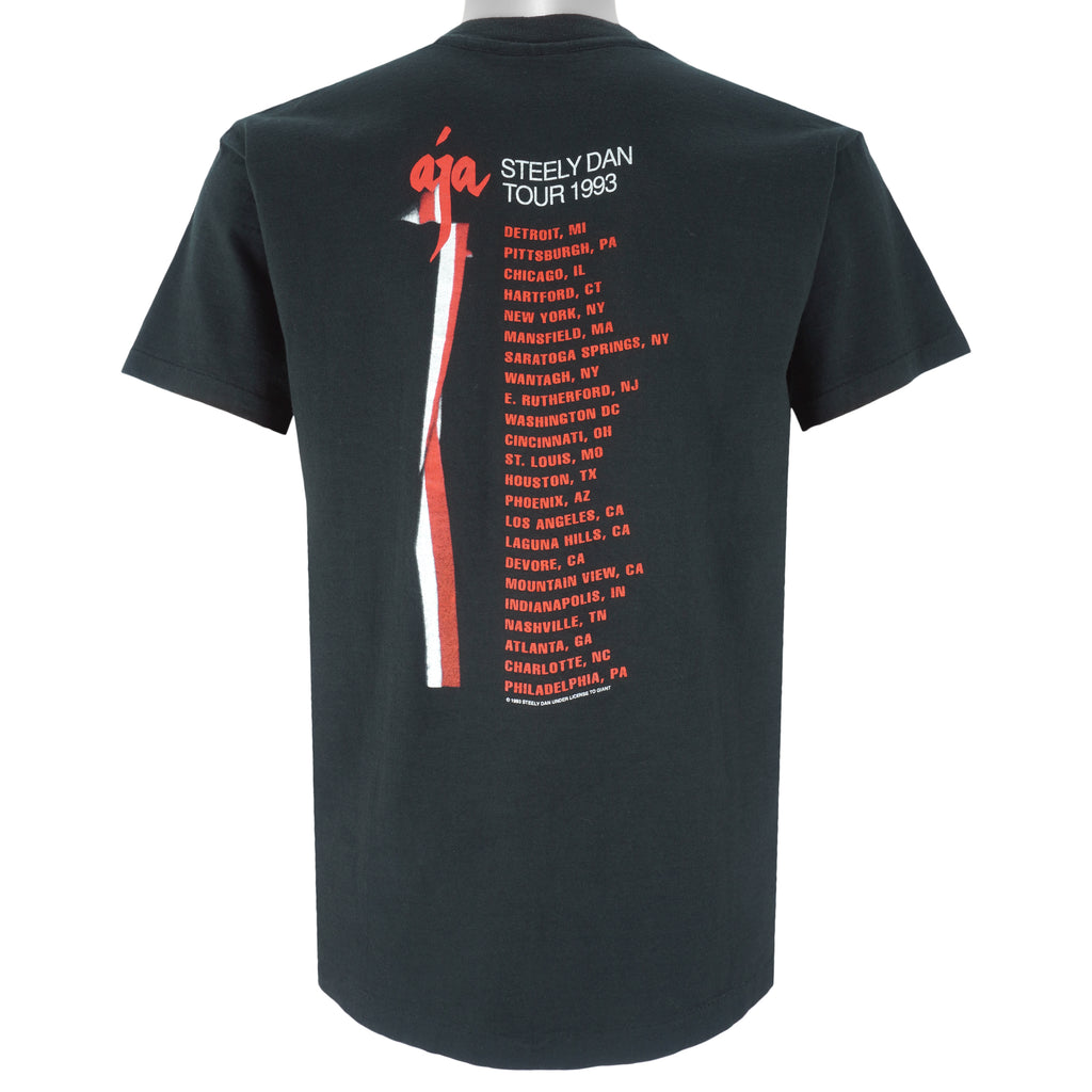 Vintage (Giant) - Steely Dan AJA US Tour T-Shirt 1993 Large