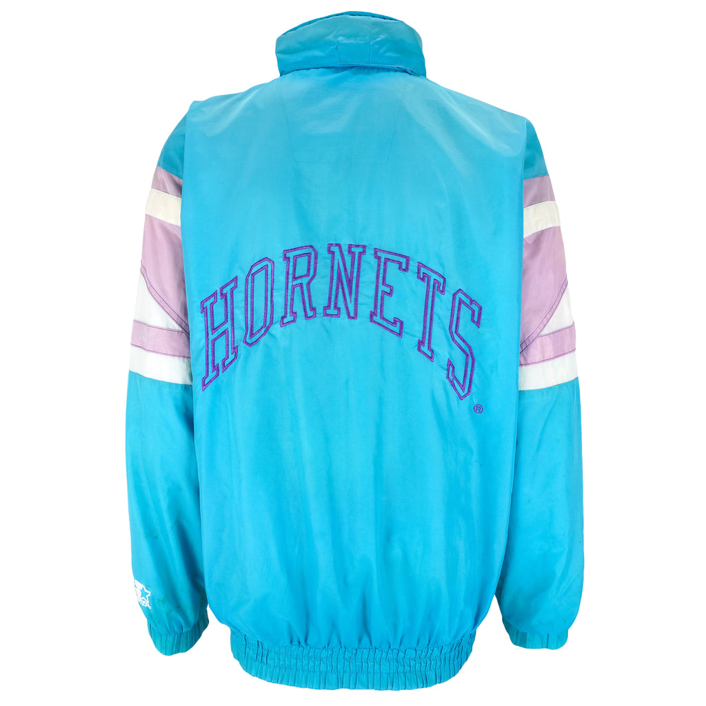 Vintage 90's Starter NBA Charlotte Hornets Embroidered Crewneck