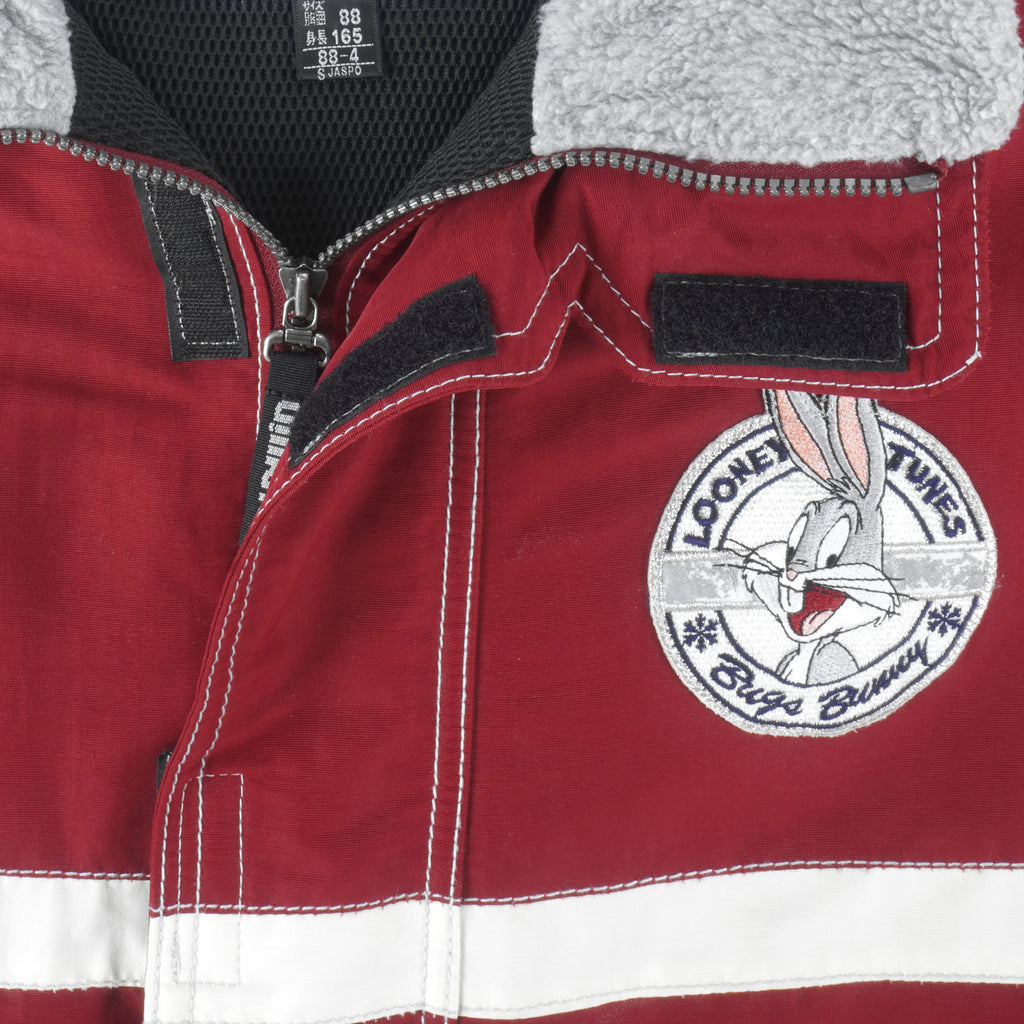 Vintage Looney Tunes (WB) Red Bugs Bunny ZipUp Hooded Jacket 1997