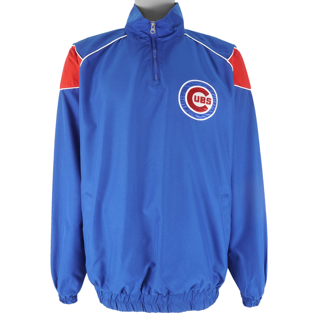 Blouson aviateur en satin vintage des Chicago Cubs Swingster des années 80