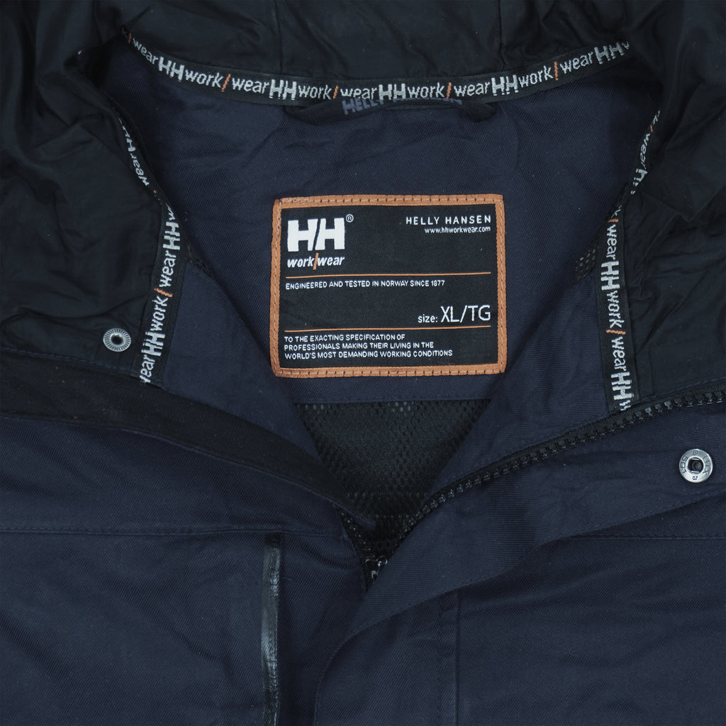 Helly Hansen - Dark Blue Hooded Windbreaker Large
