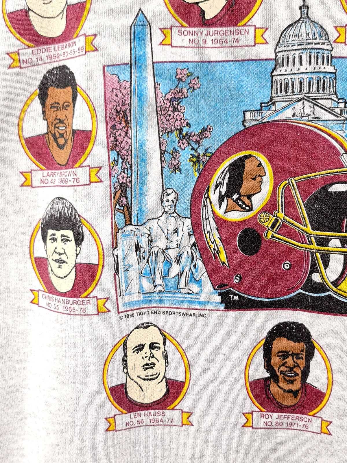 Vintage NFL (Oneita) - Washington Redskins Legends Crew Neck Sweatshirt 1990 X-Large in gray