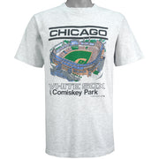 MLB (Oneita) - Chicago White Sox Stadium T-Shirt 1991 Large Vintage Retro Baseball
