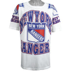 NHL (Apex One) - New York Rangers T-Shirt 1990s X-Large Vintage Retro Hockey