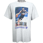 Vintage - Converse Kevin Johnson Basketball T-Shirt 1990s Large Vintage Retro Basketball
