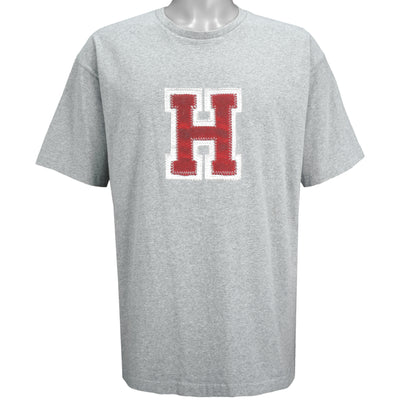 Tommy Hilfiger - Classic H Embroidered T-Shirt 1990s Large
