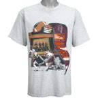 NCAA (Nutmeg) - Virginia Tech VT Embroidered T-Shirt 1990s Large Vintage Retro College