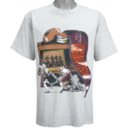 NCAA (Nutmeg) - Virginia Tech VT Embroidered T-Shirt 1990s Large Vintage Retro College