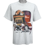 NCAA (Nutmeg) - Virginia Tech VT Embroidered T-Shirt 1990s Large Vintage Retro College