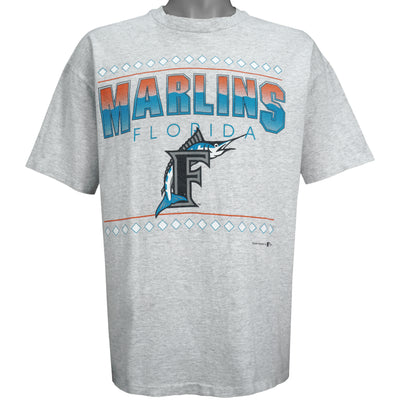MLB (Hanes) - Florida Marlins Single Stitch T-Shirt 1993 X-Large