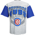MLB (Artex) - Chicago Cubs Button Up T-Shirt 1993 Medium Vintage Retro Baseball
