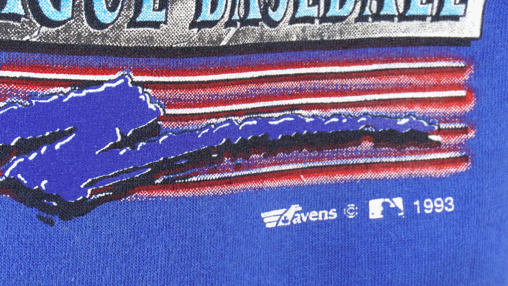 MLB (Ravens Athletic) - Toronto Blue Jays Single Stitch T-Shirt 1993 X-Large Vintage Retro Baseball