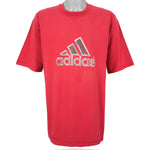 Adidas - Spell-Out Single Stitch T-Shirt 2000s X-Large
