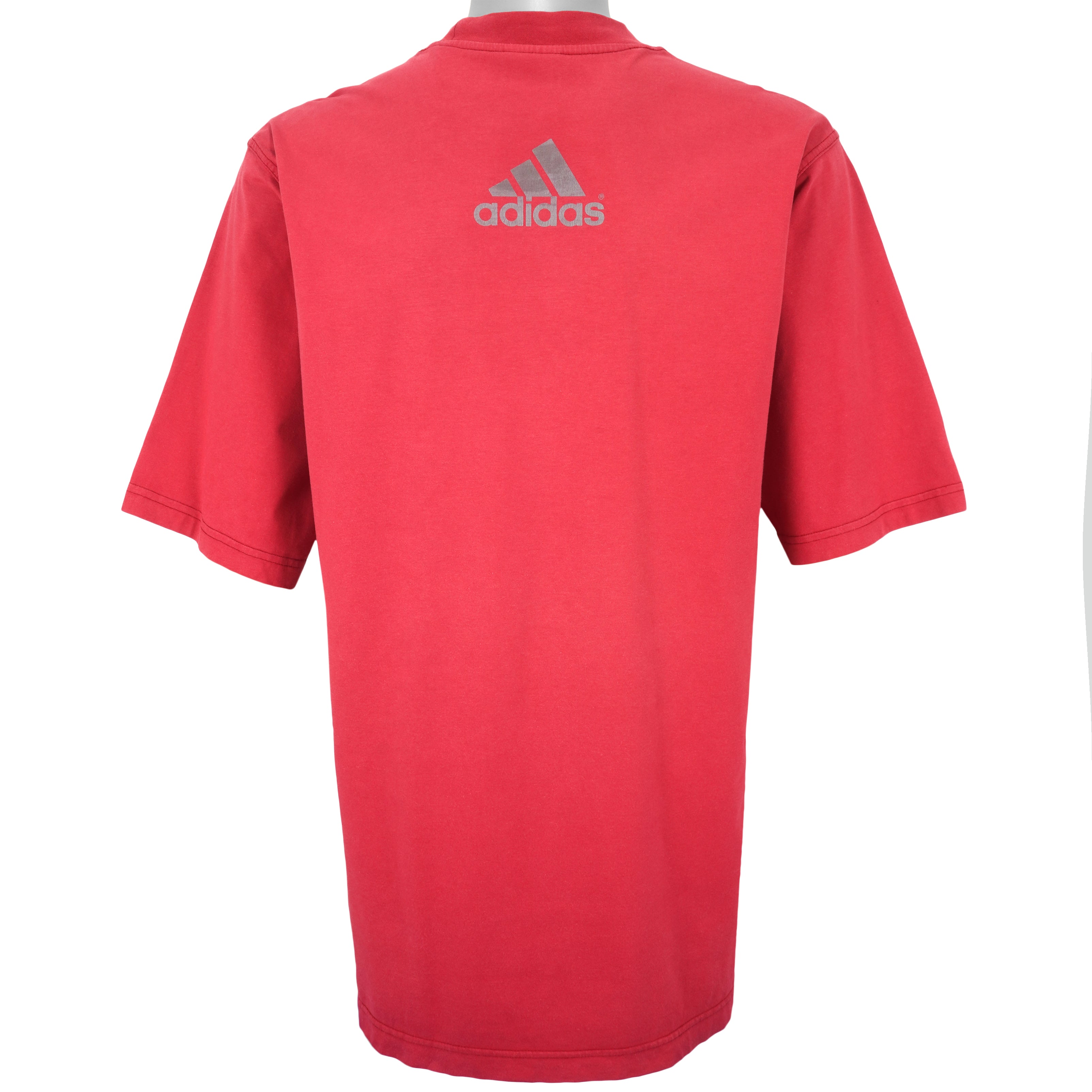 Adidas - Spell-Out Single Stitch T-Shirt 1990s X-Large Vintage Retro