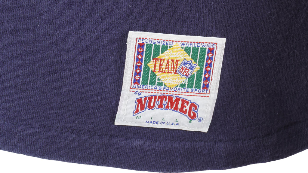 NFL (Nutmeg) - Dallas Cowboys Locker Room T-Shirt 1993 Medium Vintage Retro Football