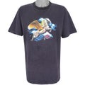 Harley Davidson (Holoubek) - Flying Horse Single Stitch T-Shirt 1983 X-Large Vintage Retro
