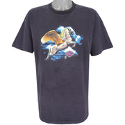 Harley Davidson (Holoubek) - Flying Horse Single Stitch T-Shirt 1983 X-Large Vintage Retro