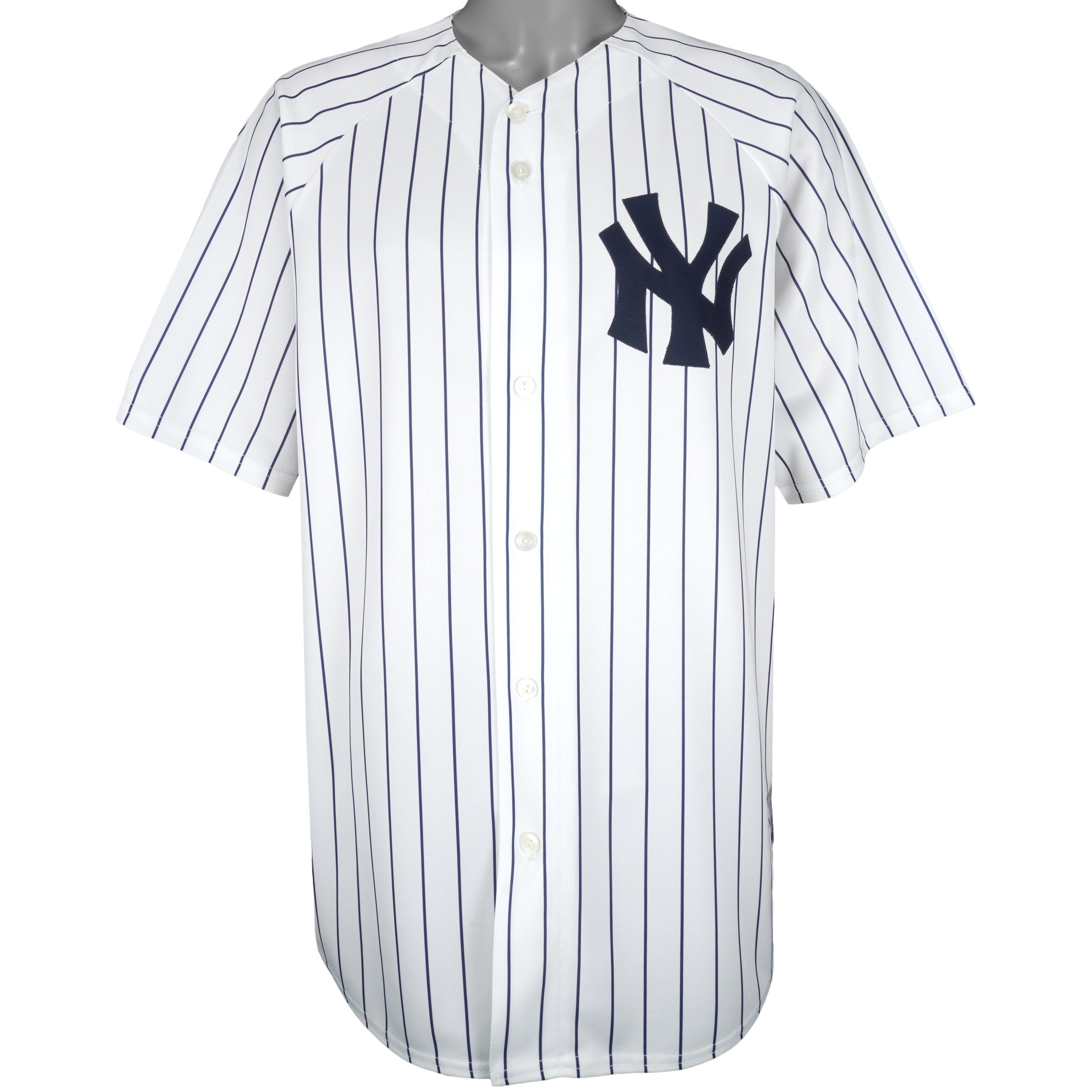 MLB (Majestic) - New York Yankees Pinstripe Baseball Jersey 1990s XX-Large