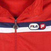 FILA - Red & Blue Taped Logo Tracksuit 1990s X-Large Vintage Retro
