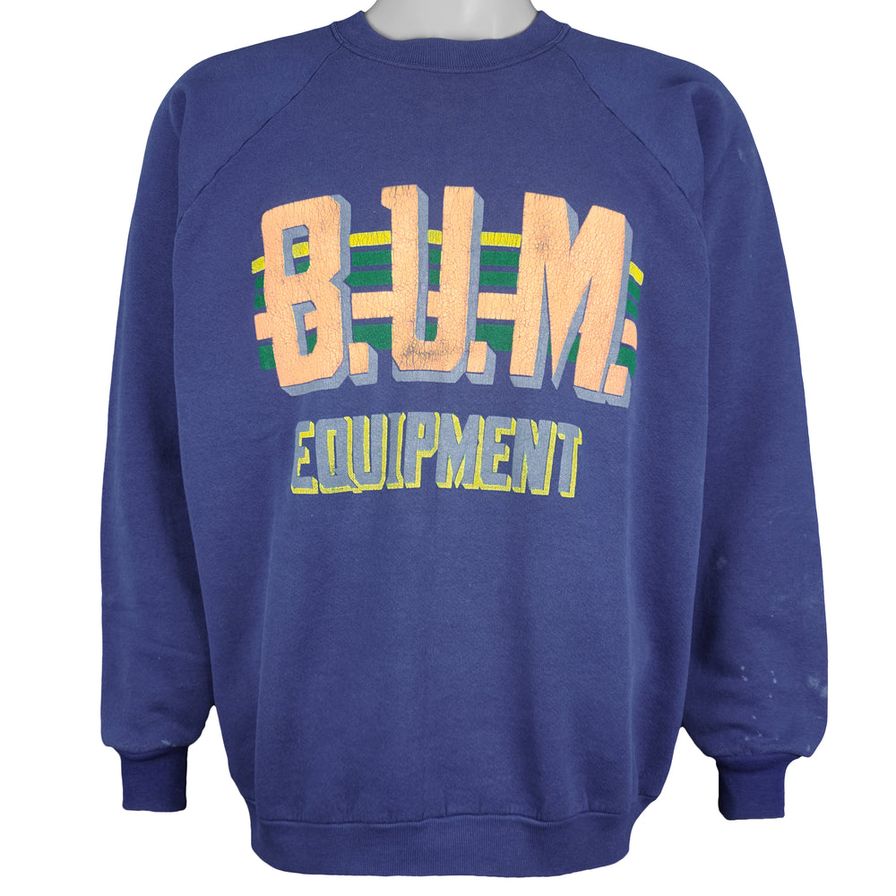 Vintage - B.U.M Equipment Crew Neck Sweatshirt 1990s X-Large