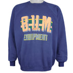 Vintage - B.U.M Equipment Crew Neck Sweatshirt 1990s X-Large