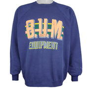 Vintage - B.U.M Equipment Crew Neck Sweatshirt 1990s X-Large