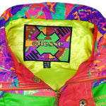 Ellesse - The Winner Of The World Italy Hooded Neon Ski Jacket 1990s Large