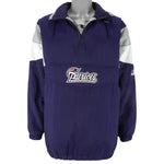 Reebok - New England Patriots Hooded Pullover Puffer Jacket 1990s Medium