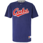 Nike - Chicago Cubs Spell-Out T-Shirt 2000s Large