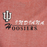 NCAA (Logo Athletic) - Indiana Hoosiers Embroidered Crew Neck Sweatshirt 1990s Large