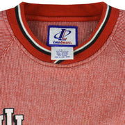 NCAA (Logo Athletic) - Indiana Hoosiers Embroidered Crew Neck Sweatshirt 1990s Large