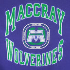 Vintage (Discus Athletic) - Maccray Wolverines Crew Neck Sweatshirt 1990s Medium