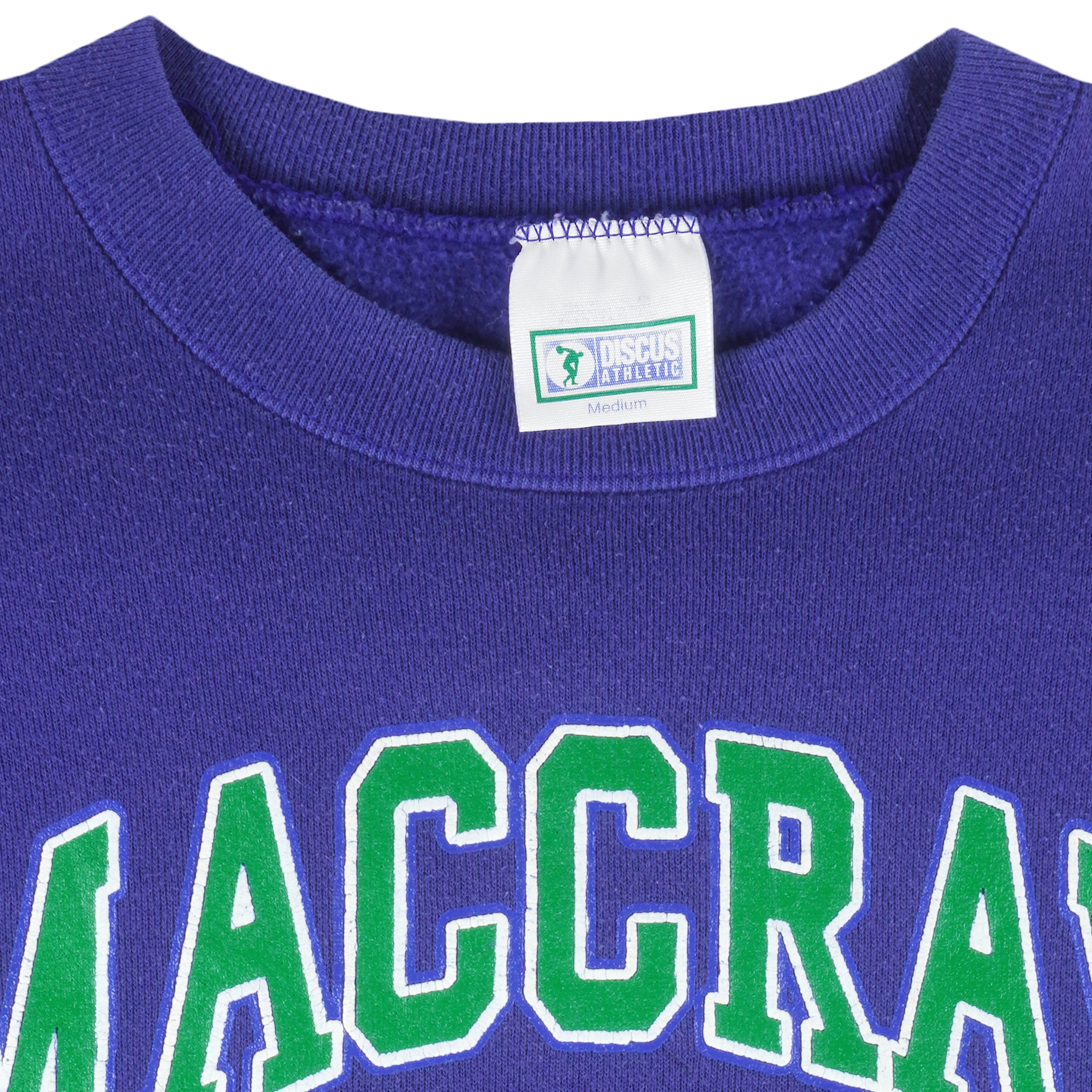 Vintage (Discus Athletic) - Maccray Wolverines Crew Neck Sweatshirt 1990s Medium