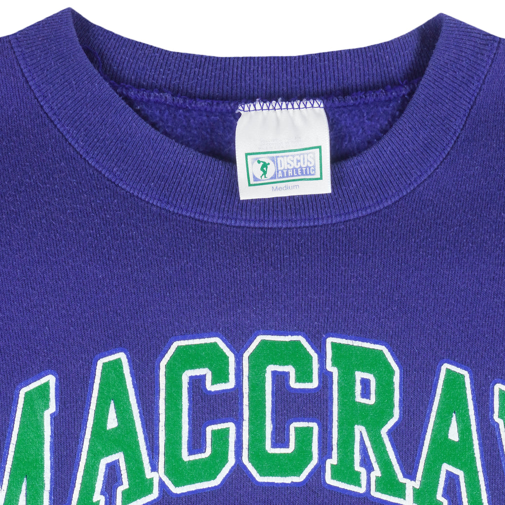 Vintage (Discus Athletic) - Maccray Wolverines Crew Neck Sweatshirt 1990s Medium
