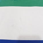 Ralph Lauren (Polo) - RL-67 White & Blue Striped Polo-93 T-Shirt 2000s Small